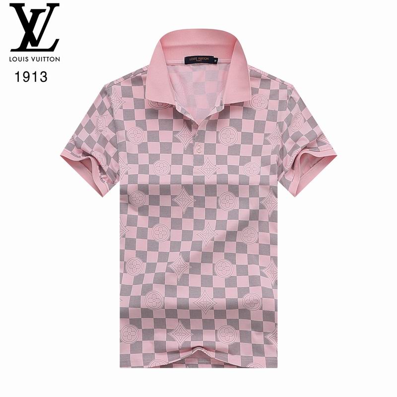 Louis Vuitton POLO shirts men-LV61824A